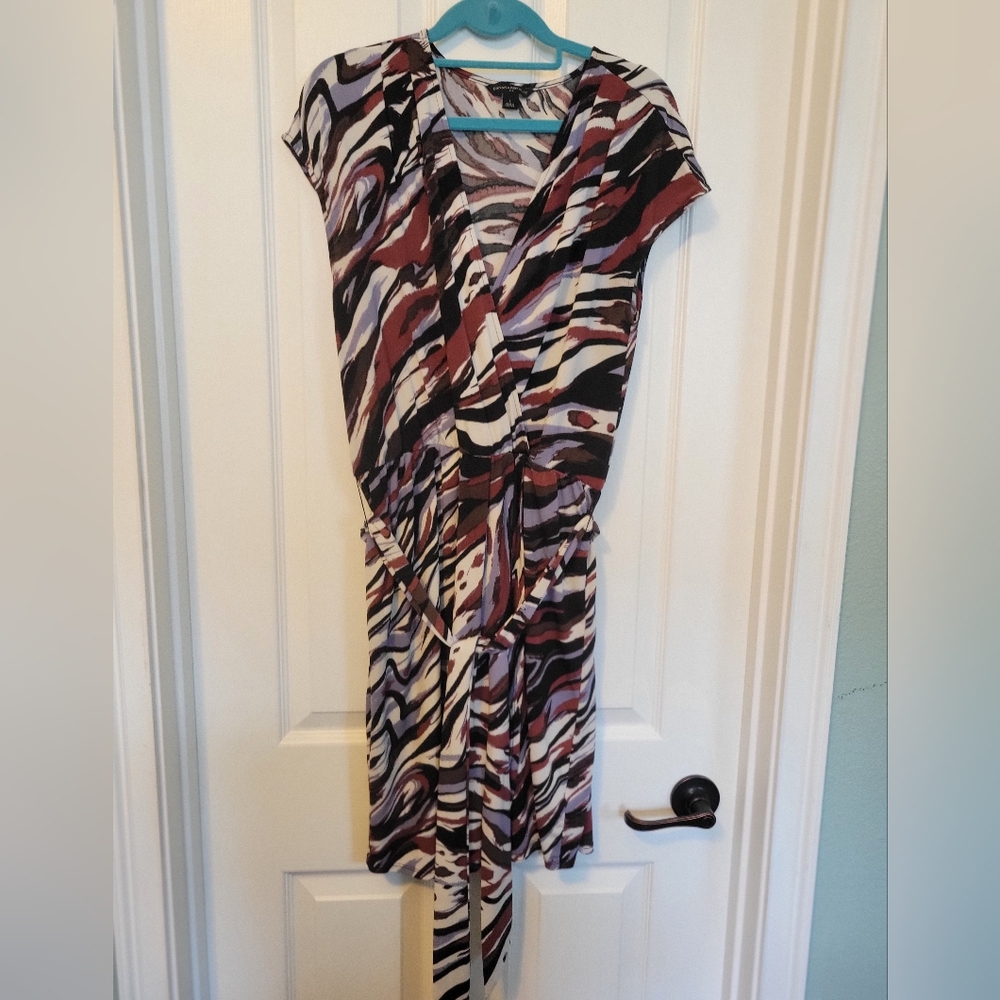 Banana Republic Faux Wrap Dress Large